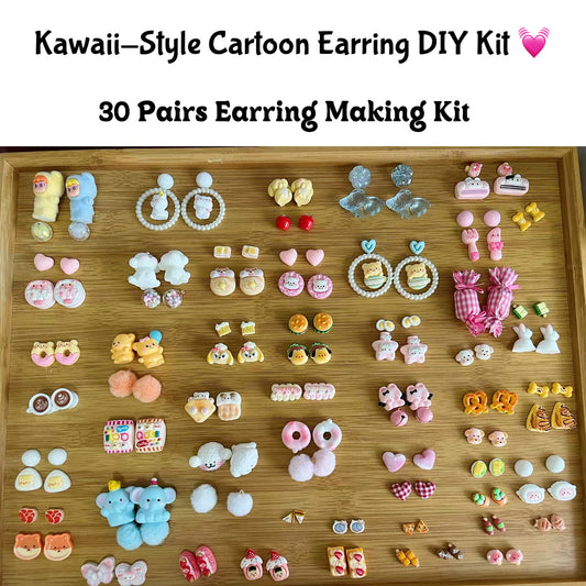 30 Pairs DIY Earring Kit – All-in-One Jewelry Making Set
